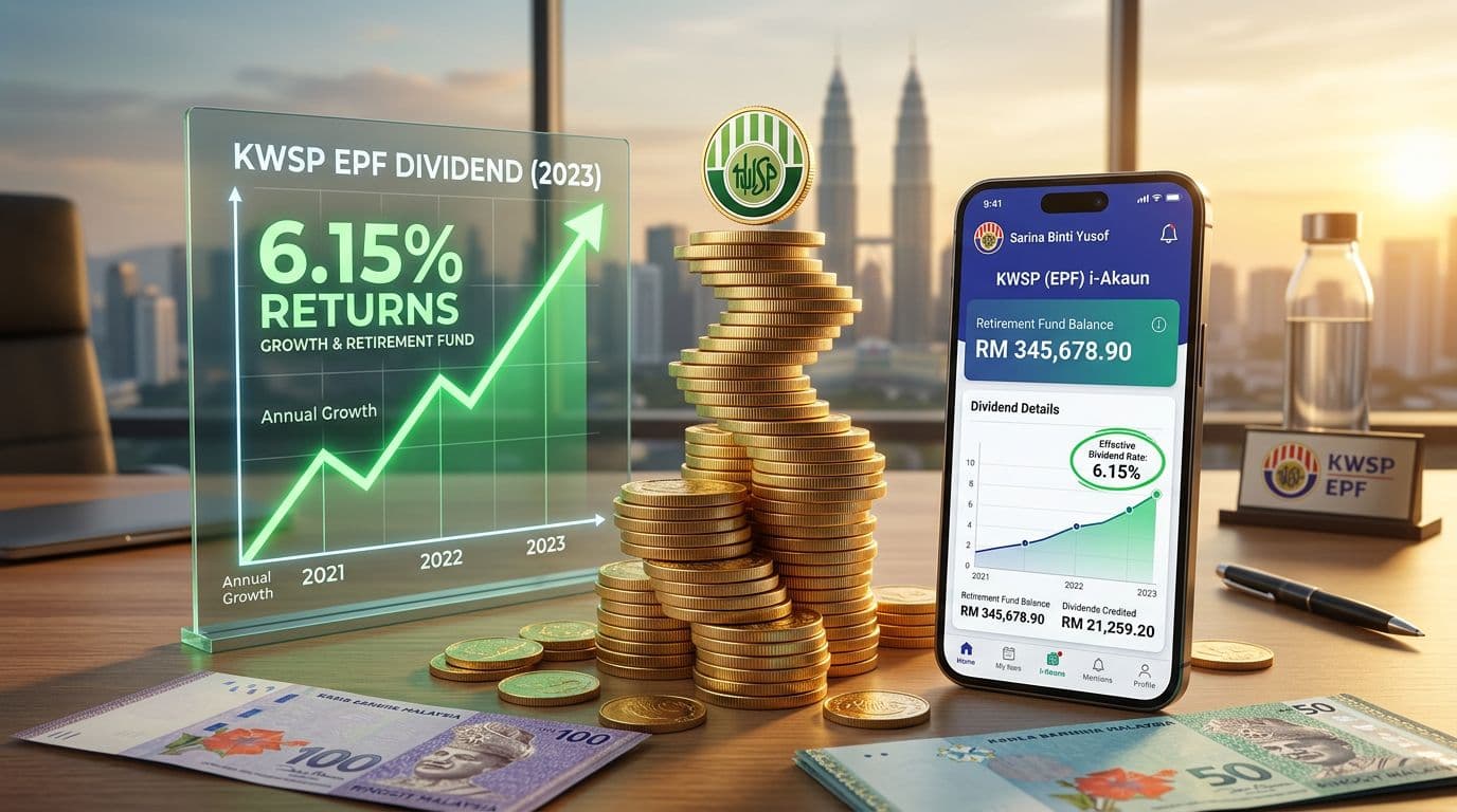 KWSP Dividen 2026 Announced: 6.15% Rate for 2025 Savings: Full Details, Payout & Easy i-Akaun Guide