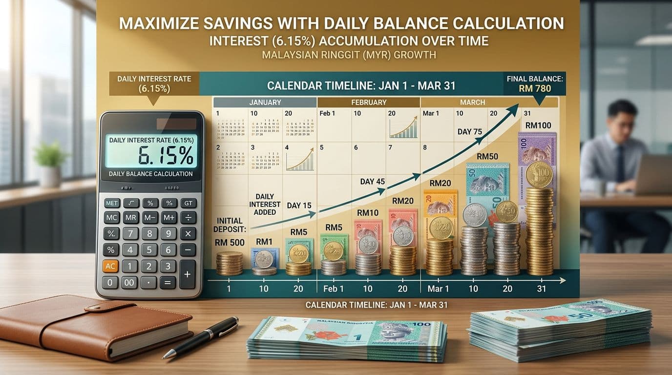 KWSP Dividend Calculation Explained: How Your 2025 6.15% Dividen is Actually Computed (MADB Method)